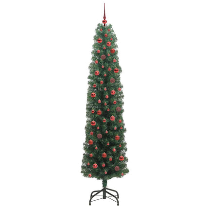 Konstgjord julgran Grön 240 cm PVC och stål och plast