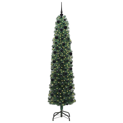 Konstgjord julgran Grön 240 cm PVC och stål och plast