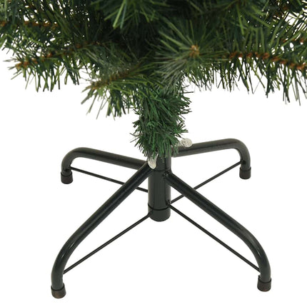 Konstgjord julgran Grön 240 cm PVC och stål och plast