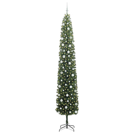 Konstgjord julgran Grön 270 cm PVC och stål och plast