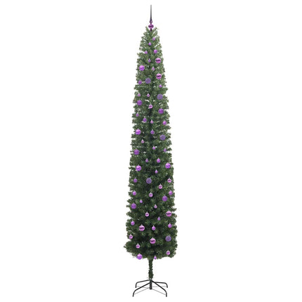 Konstgjord julgran Grön 270 cm PVC och stål och plast