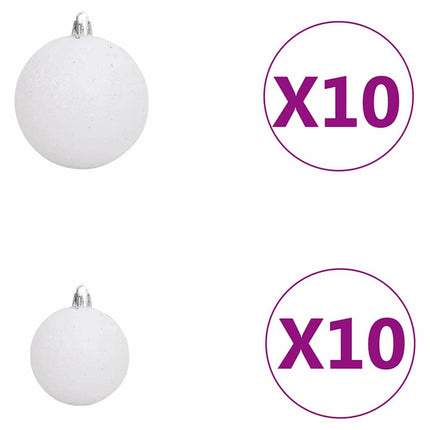 Konstgjord julgran Grön 180 cm PVC och stål och plast