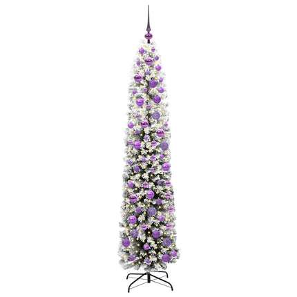 Konstgjord julgran Grön 180 cm PVC och stål och plast