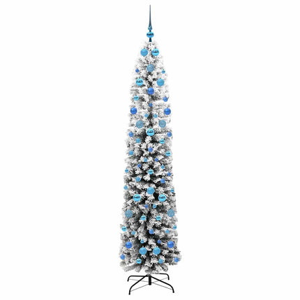 Konstgjord julgran Grön 210 cm PVC och stål och plast