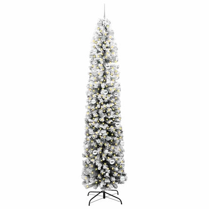 Konstgjord julgran Grön 240 cm PVC och stål och plast