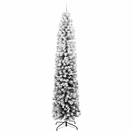 Konstgjord julgran Grön 240 cm PVC och stål och plast