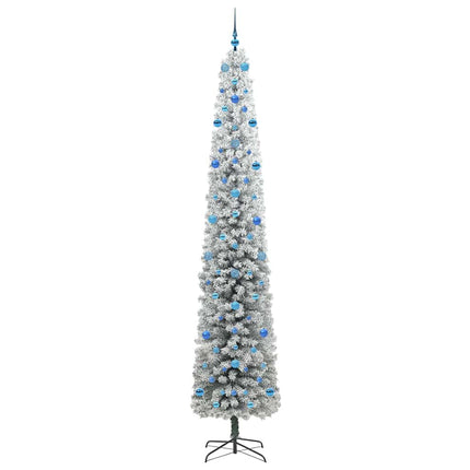 Konstgjord julgran Grön 270 cm PVC och stål och plast