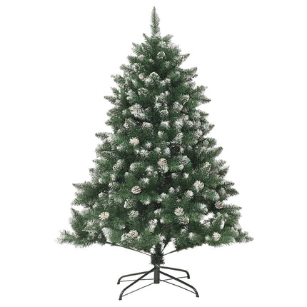Konstgjord julgran Grön 120 cm PVC och Plast och Stål