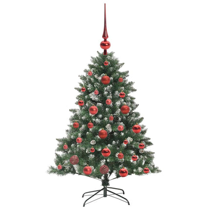 Konstgjord julgran Grön 120 cm PVC och Plast och Stål