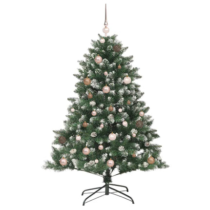 Konstgjord julgran Grön 150 cm PVC och Plast och Stål