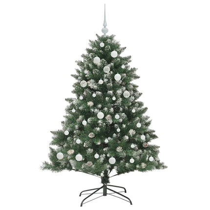 Konstgjord julgran Grön 150 cm PVC och Plast och Stål
