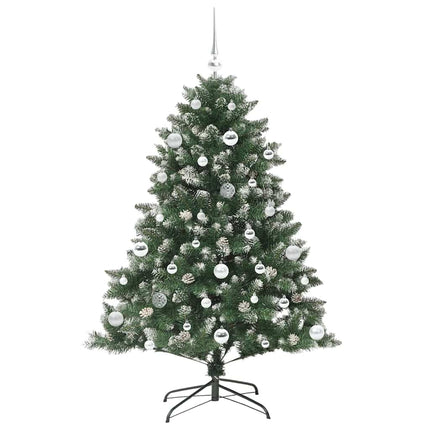 Konstgjord julgran Grön 150 cm PVC och Plast och Stål