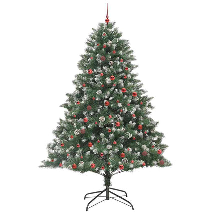 Konstgjord julgran Grön 240 cm PVC och Plast och Stål