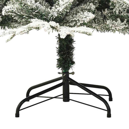 Konstgjord Förbelyst Julgran med Bollsats Grön 210 cm