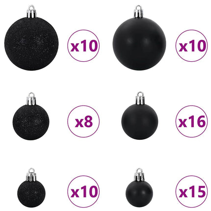 Künstlig Fällbar Julgran med Flockad Snö Grön och vit 180 cm