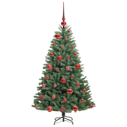 Plast Hingad Julgran med stativ Grön 120 cm PVC och metall