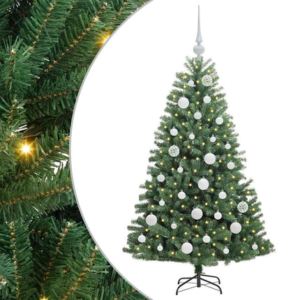 Plast Hingad Julgran med stativ Grön 120 cm PVC och metall