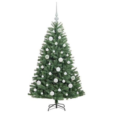 Plast Hingad Julgran med stativ Grön 120 cm PVC och metall