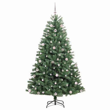 Plast Hingad Julgran med stativ Grön 240 cm PVC och metall