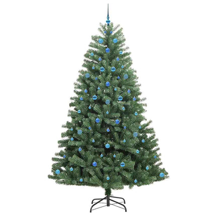 Plast Hingad Julgran med stativ Grön 240 cm PVC och metall