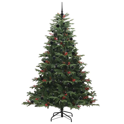 Konstgjord julgran Grön 240 cm PVC och Metall och Plast