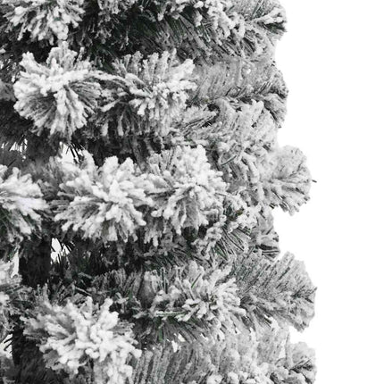 Plast Hingad Julgran med 150 LED-lampor Grön och Vit 120 cm