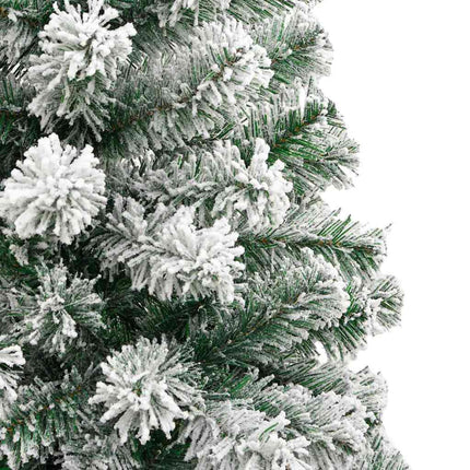 Plast Hingad Julgran med 300 LED-lampor Grön och Vit 240 cm