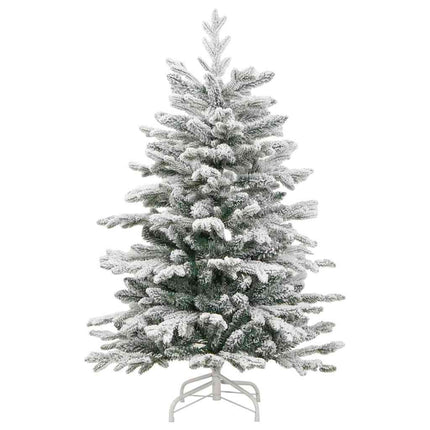 Plast Hingad Julgran med LED -remsljus Vit 120 cm PE och PVC