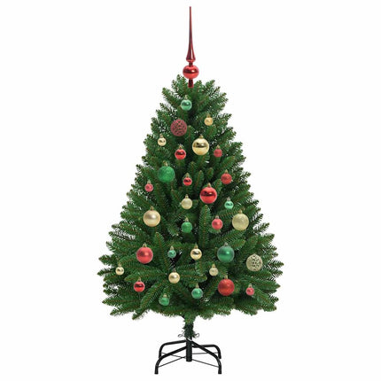 Plast Hingad Julgran Grön 120 cm PVC och stål 150 LED-lampor
