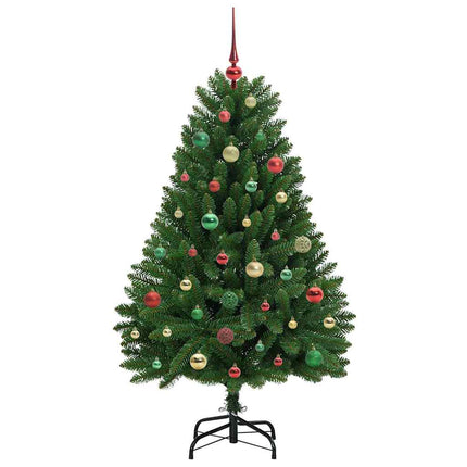Plast Hingad Julgran Grön 150 cm PVC och stål 150 LED-lampor