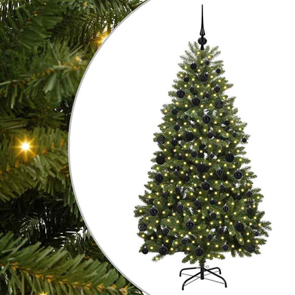 Konstgjord julgran Grön 180 cm PVC och metall