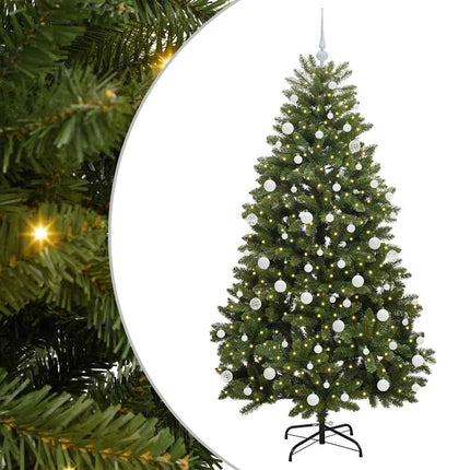 Konstgjord julgran Grön 180 cm PVC och metall