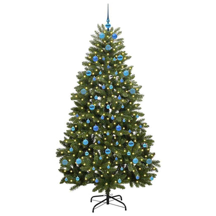 Konstgjord julgran Grön 210 cm PVC och metall