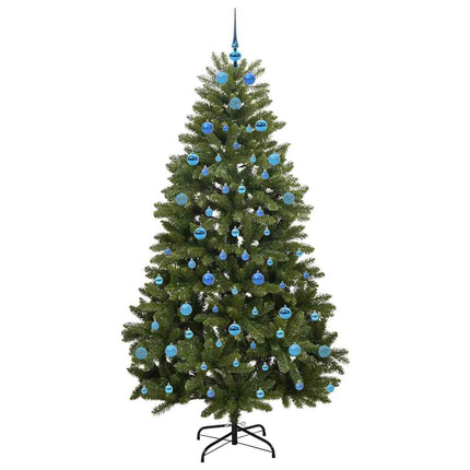 Konstgjord julgran Grön 210 cm PVC och metall