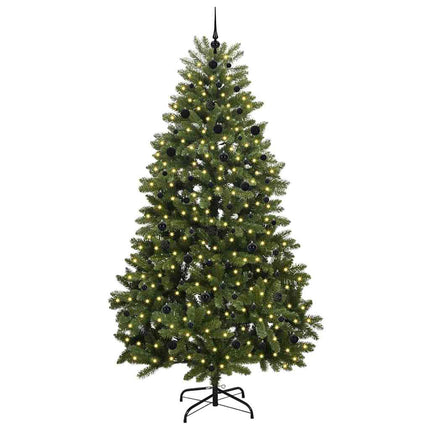 Konstgjord julgran Grön 240 cm PVC och metall