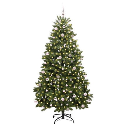 Konstgjord julgran Grön 240 cm PVC och metall