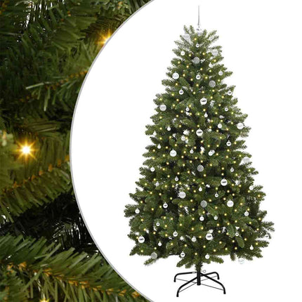 Konstgjord julgran Grön 240 cm PVC och metall