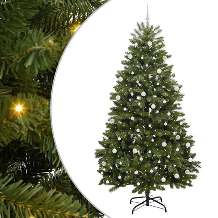 Konstgjord julgran Grön 270 cm PVC och metall