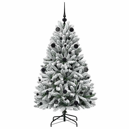Plast Hingad Julgran Grön och Vit 150 cm PVC och stål