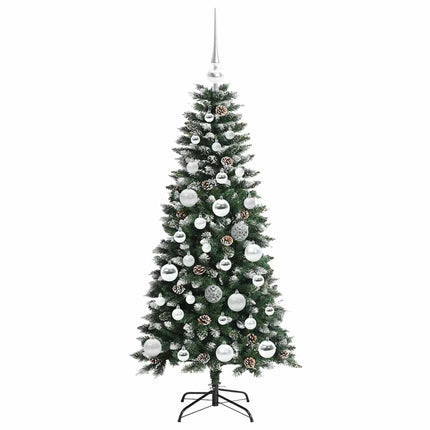 Konstgjord julgran Grön 120 cm PVC och Plast och Stål