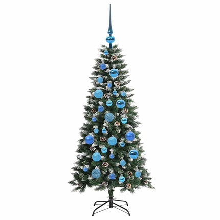 Konstgjord julgran Grön 120 cm PVC och Plast och Stål