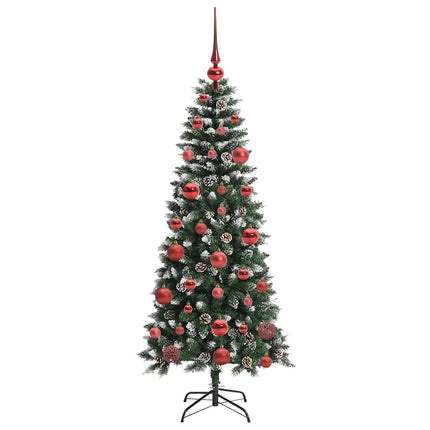 Konstgjord julgran Grön 150 cm PVC och Plast och Stål