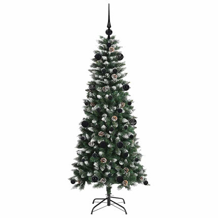 Konstgjord julgran Grön 150 cm PVC och Plast och Stål