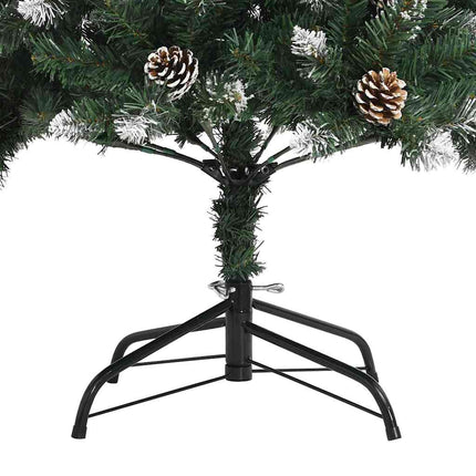 Konstgjord julgran Grön 150 cm PVC och Plast och Stål