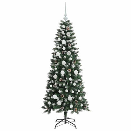 Konstgjord julgran Grön 150 cm PVC och Plast och Stål