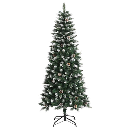 Konstgjord julgran Grön 150 cm PVC och Plast och Stål