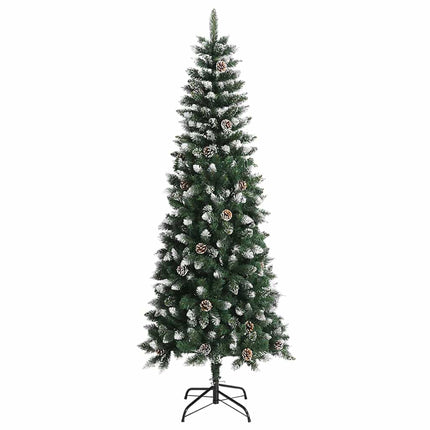 Konstgjord julgran Grön 240 cm PVC och Plast och Stål