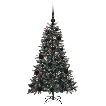 Konstgjord julgran Grön 120 cm PVC och Plast och Stål