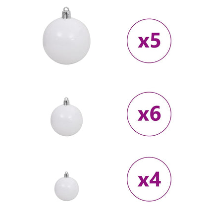 Konstgjord julgran Grön 150 cm PVC och Plast och Stål