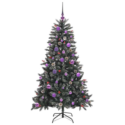 Konstgjord julgran Grön 150 cm PVC och Plast och Stål
